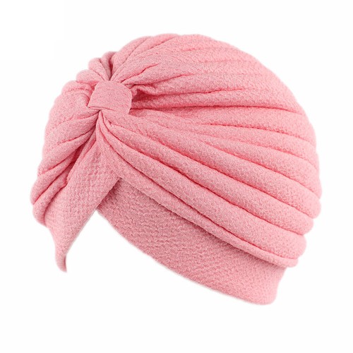 Womens Pleated Turban Hat Casual Headwraps Lightweight Retro Muslim Cap - Picture 12 of 26