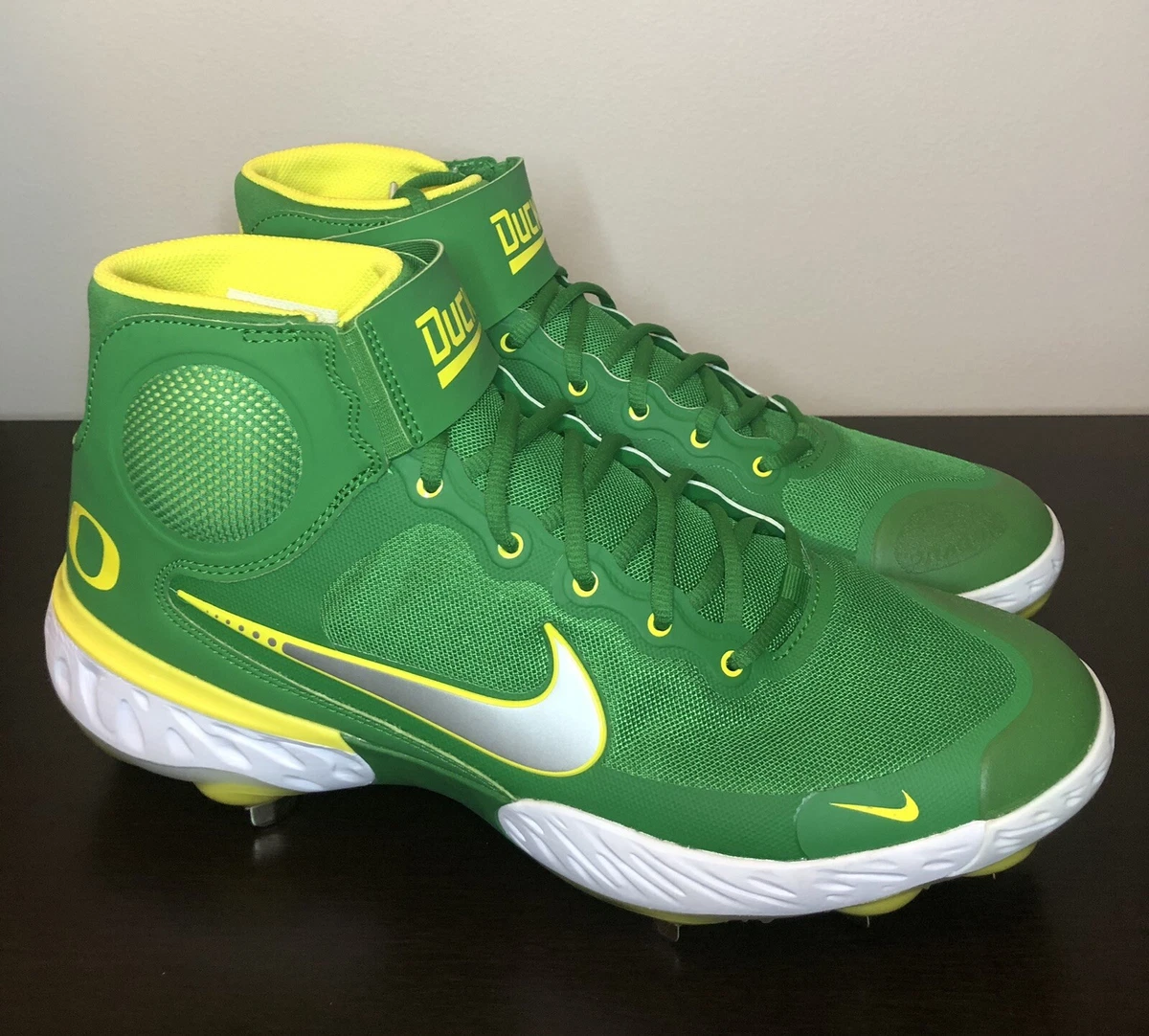 Nike Alpha Huarache Elite 3 Mid Green for Sale | Authenticity