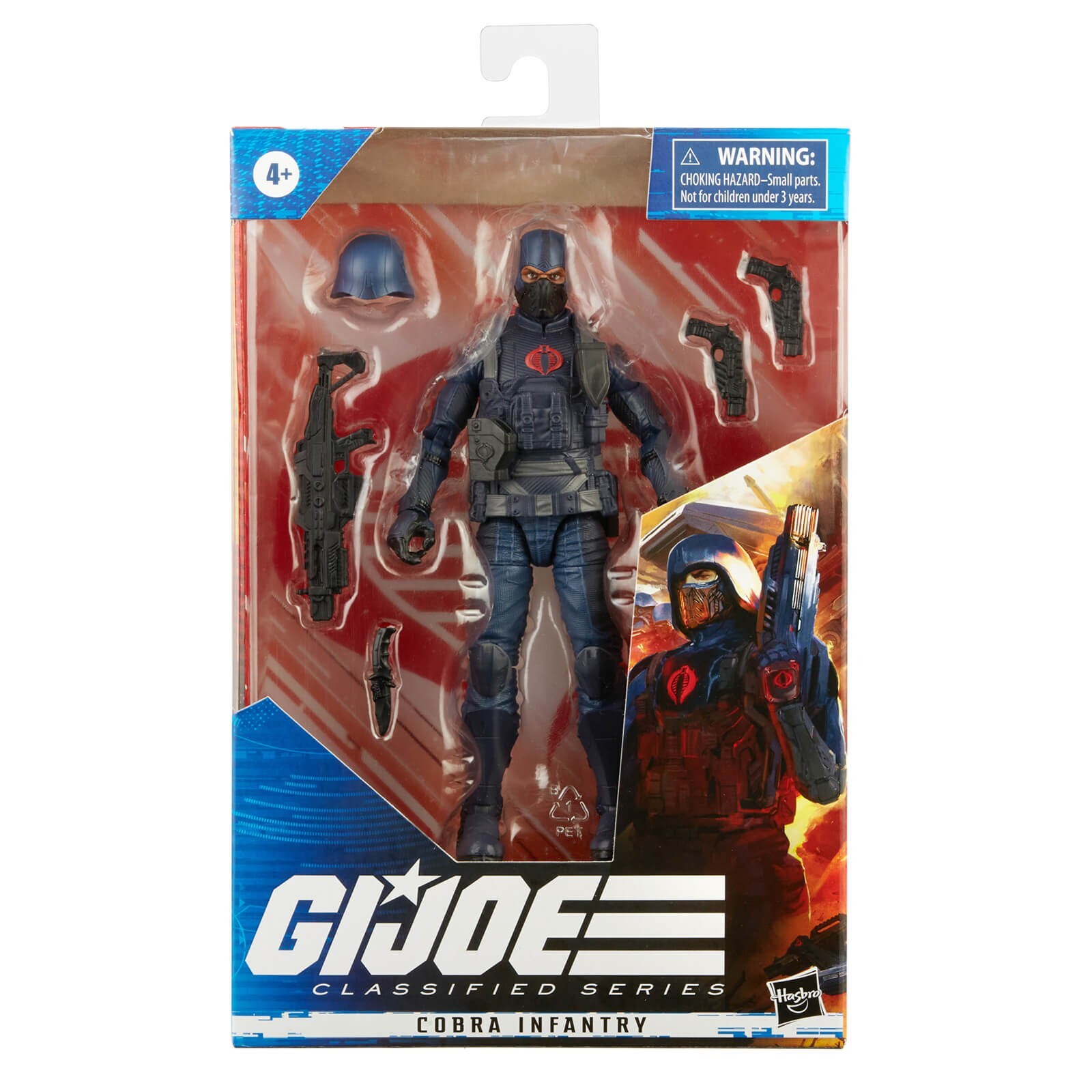 Figurine GI Joe Cobra Infantry de 15cm Classified Series 2021 pour décorer votre bureau de geek