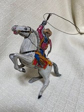 Marx Lone Ranger 1938 Hi-Yo Silver Roping Horse Tin Litho Windup Toy w/Lasso