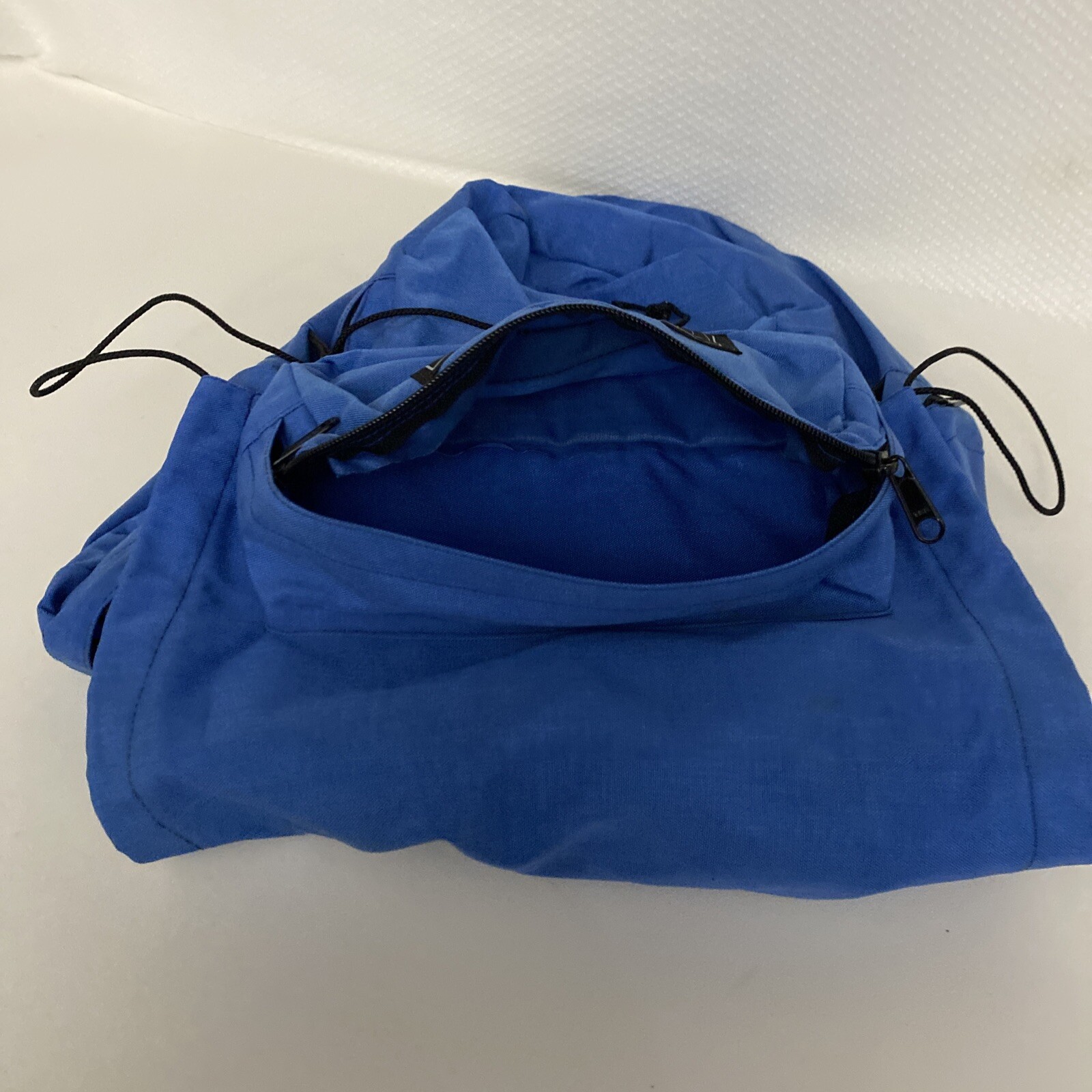 VTG Eclipse USA Pannier Bike Bicycle Bag Rear Side Blue Saddle Cargo Frame Zip