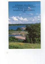 Aland Jahrgang 1991  postfrisch in Folder