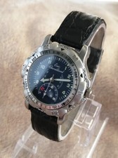 Herrenuhr Eric Chevillard Typ Explorer Sport Leder Metall Quarz