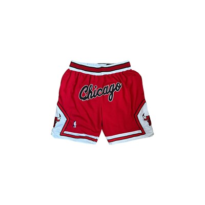 Red Chicago Bulls Just Don Men's Chicago Bulls Mitchell Ness Red