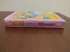 Nintendo NES Phantom Fighter Video Game BOX And FOAM Only