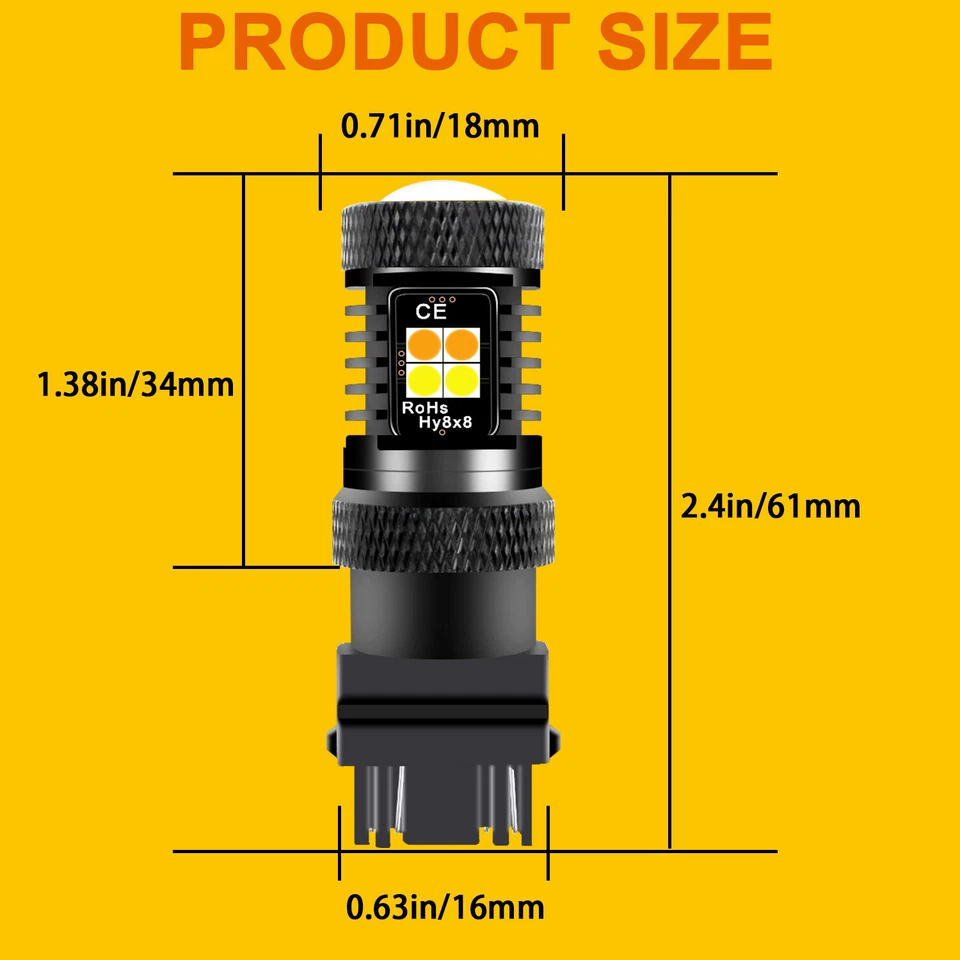 Luz de señal de giro diurna LED Swtichback para Chevy Silverado 1500 2500HD Foto 4 de 4