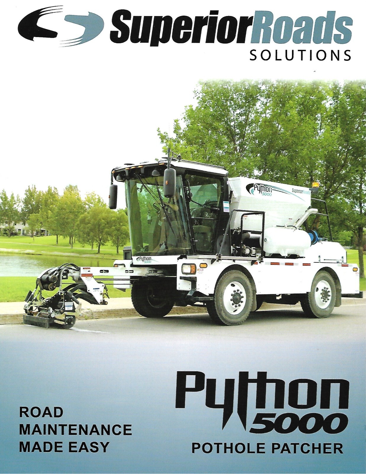 Equipment Brochure - Superior Roads - Python 5000 Pothole Patcher c2016 ...