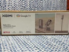 XGIMI MoGo 3 Pro Outdoor Projector Bundled with PowerBase Stand, 2.5hrs Battery