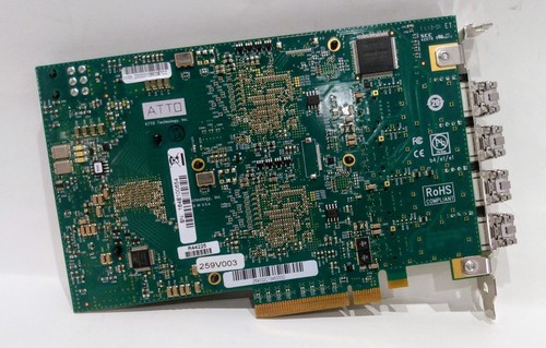 ATTO FC164E Celerity 4-Channel 16Gb PCIe3 Fiber Channel HBA Card - Picture 3 of 3