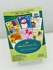Hallmark Card Studio 2007 For Windows 98/Me/2000/XP/Vista With Manual