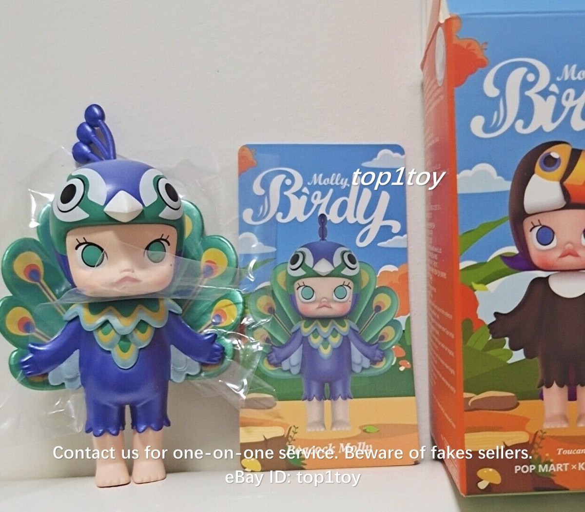 POP MART x KENNYSWORK Birdy Series Peacock Molly Mini Figure | eBay