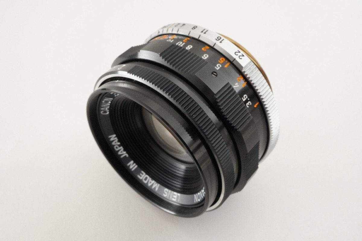 CANON 35mm F2 LTM L39 Leica Screw Mount MF Prime Lens from CANON 35mm F2 LTM L39 Leica Screw Mount MF Prime Lens from