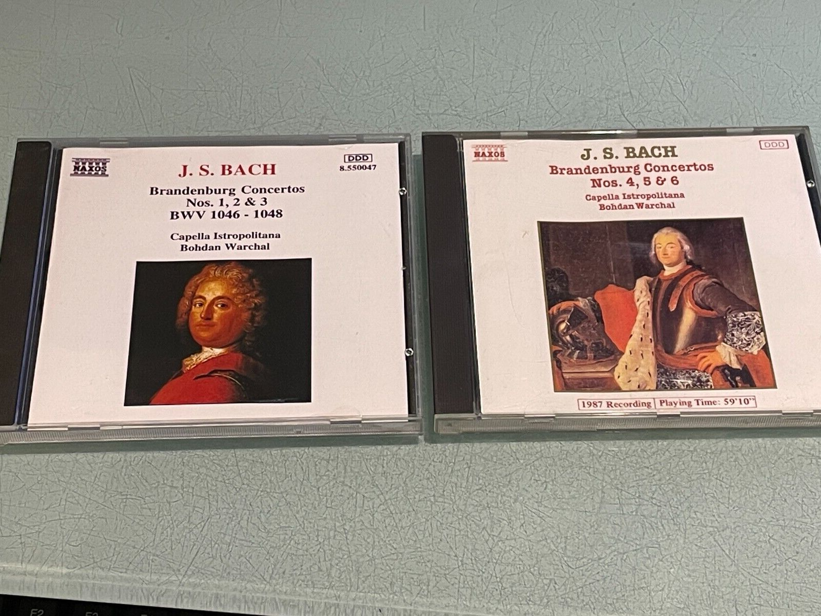 J.S. Bach - Brandenburg Concertos 1-6 - 2 CD Albums - Slovak Concert Hall 1987