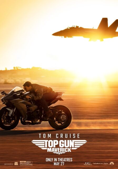 TOP GUN Maverick (2022) Affiche de film Poster Tom Cruise #155