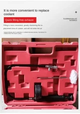 14pc Radiator Water Pump Pressure Leak Tester Detector Cooling System Test Tool，