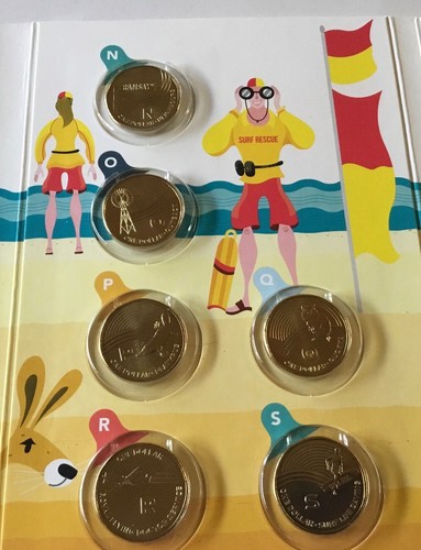 2019 Great Aussie Coin Hunt A-Z Set of 26 UNC $1 coins in folder - Picture 5 of 6