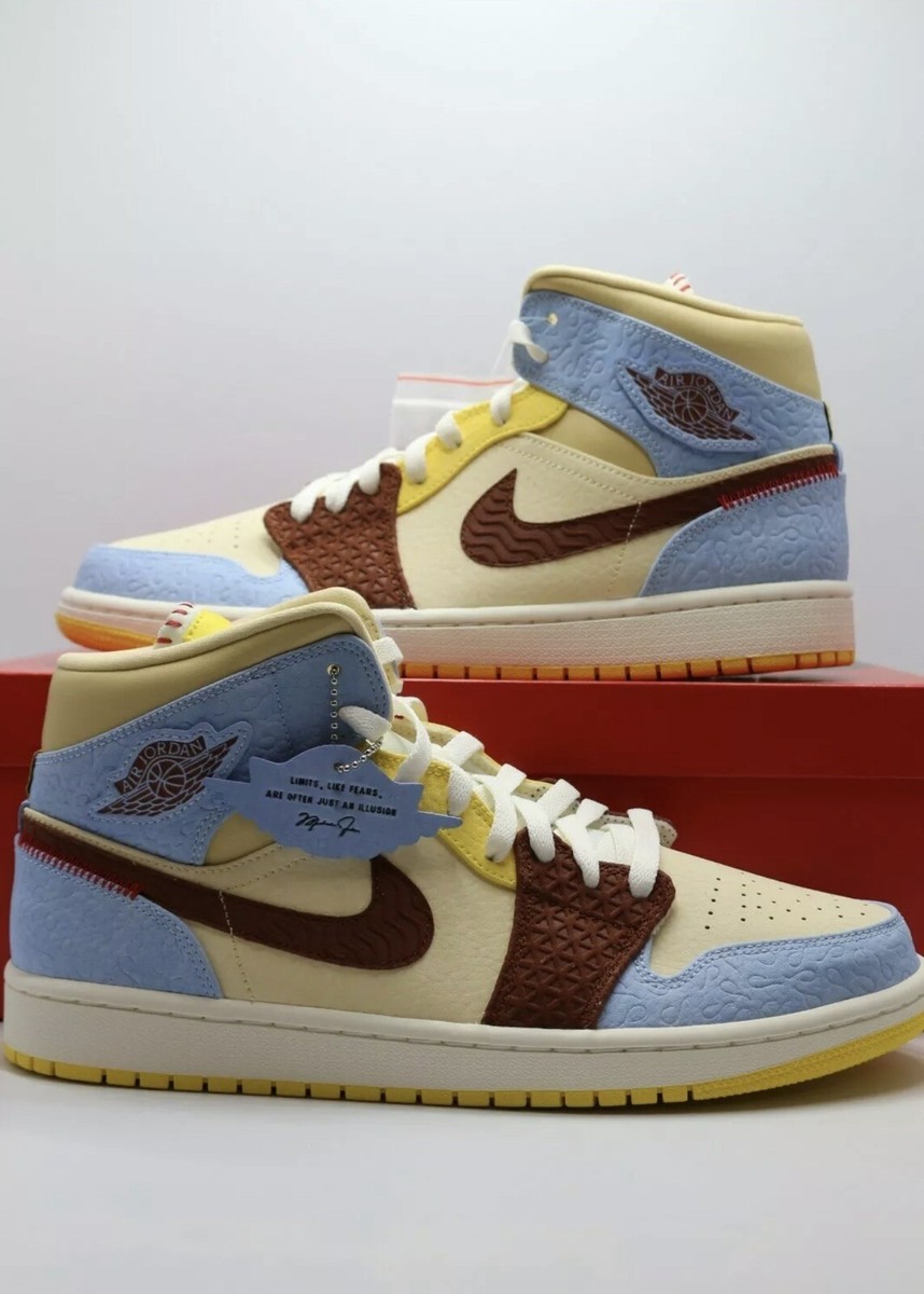 Air Jordan 1 Mid SE Fearless Collab Maison Chateau Rouge CU2803