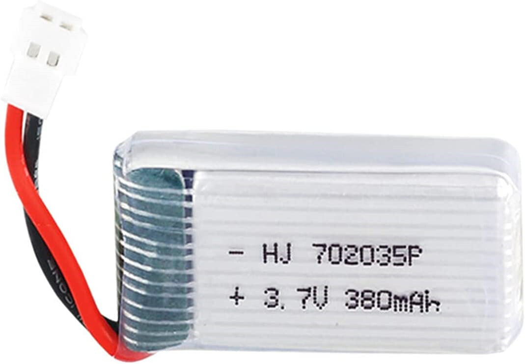hubsan lipo 1s 3.7v 520mah battery c rating 1Pack 25C XH2.54 plug for H107P RC Camera Drone 0.52 Ah 5PCS 3.7V 380mAh Battery with