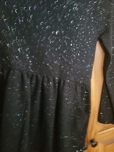 Circo Brand 'Gunny Sack" Style Dress Black With Sparkles And Pockets Sz 10/12 - Picture 19 of 19