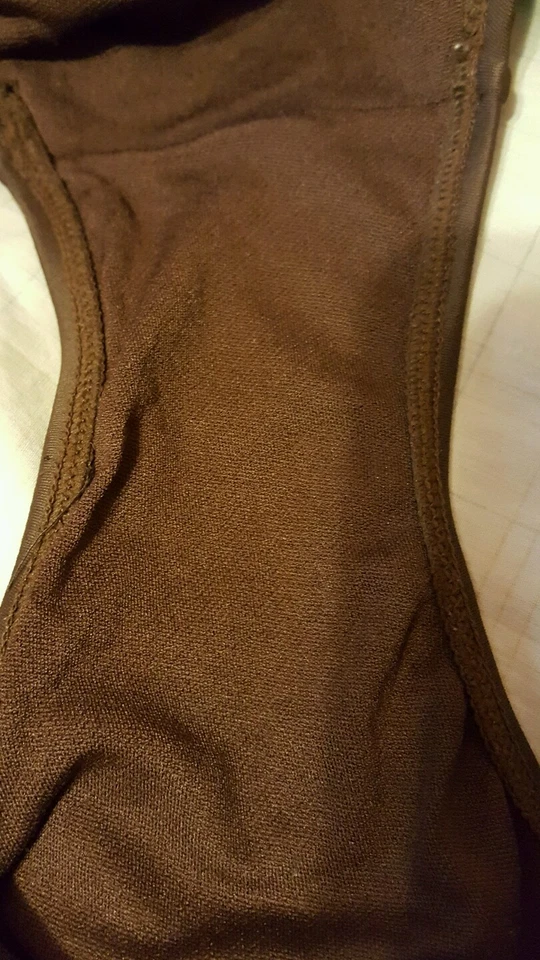 Parte inferior de bikini traje de baño JESSICA SIMPSON - talla S marrón con ribete verde Foto 3 de 4