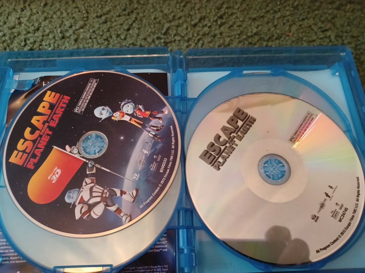 Escape From Planet Earth (Blu-ray/DVD, 2013, 4-Disc Set