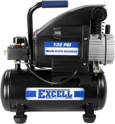 Excell L23HPE, 3 Gal, 1.5 HP, Oil Lubricated Air Compressor (135