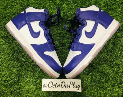 Size 6.5 - Nike Dunk High Varsity Purple W for sale online | eBay