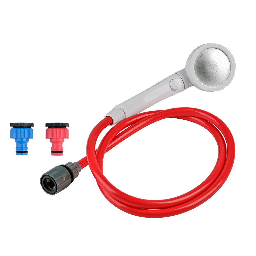 Camplux Handheld Shower Head & Hose 3Mode Soft Rainfall Outdoor