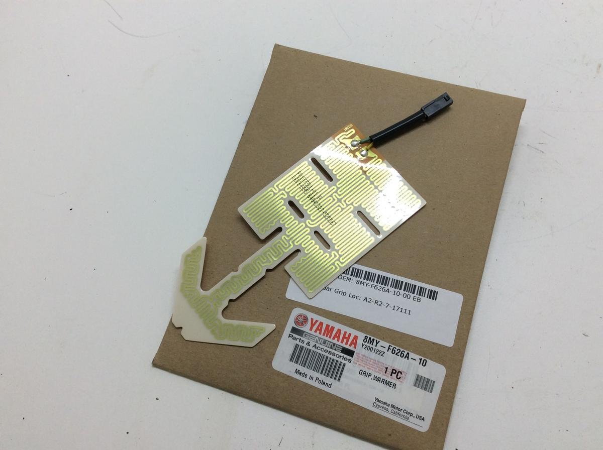 Yamaha New OEM Left Grip Warmer Element Sidewinder Viper 8MY-F626A