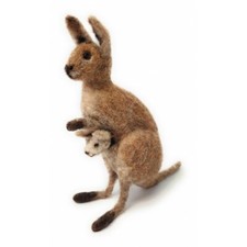 Zestaw filcowania igłowego The Crafty Kit Company 'Kangaroo & Joey'