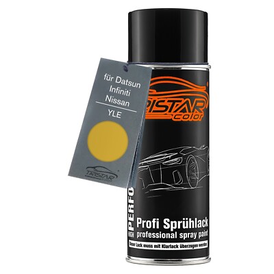 Autolack Spraydose für Datsun Infiniti Nissan YLE Lemon Yellow Basislack