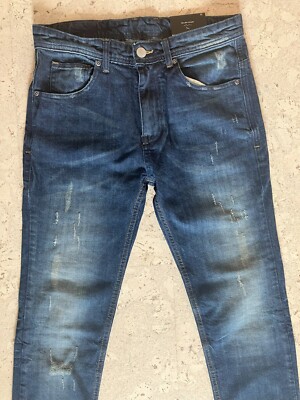 Menzino Jeans Dark Blue - Neu - gr. 32 Slim - Herren Jeans