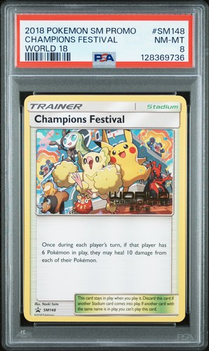 Champions Festival graded PSA 8 for sale on eBay