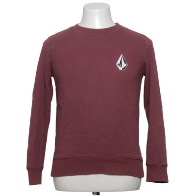 Volcom, Sweatshirt, Größe: M, Rot, Baumwolle/Recyceltes Polyester, Print #pxZ