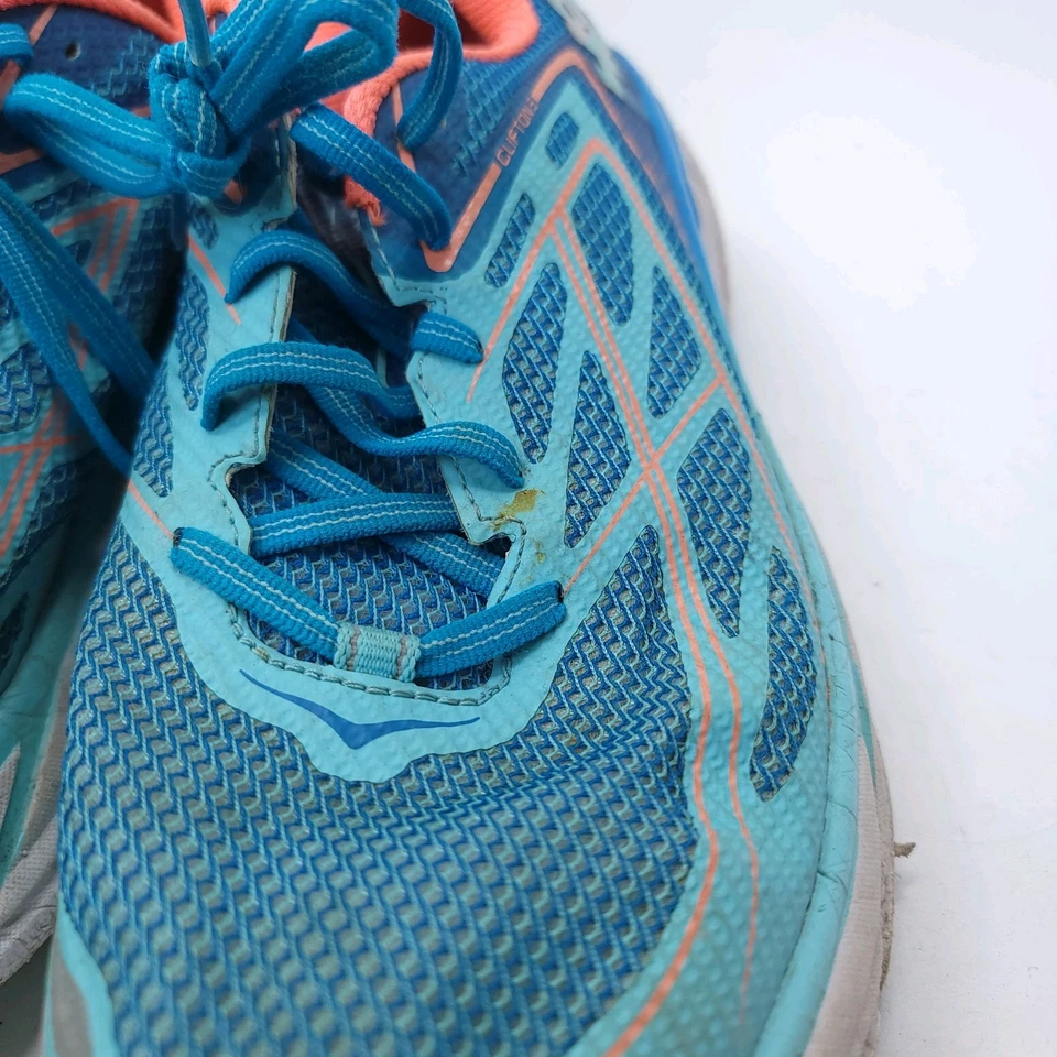 HOKA One One Womens Clifton 3 Blue Running Shoes F27217B Size 9 - Image 3 of 4