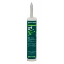 Dowsil 99179271 Silicone Sealant, 10 Oz, Cartridge, Clear, Silicone Base, 732