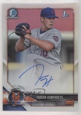 2018 Bowman Chrome Prospect Refractor /499 Jordan Humphreys #CPA-JH Auto 2f9