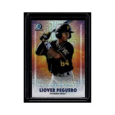 Liover Peguero 2021 Bowman Chrome Dawn of Glory MOJO #DG-8 Baseball Card NM