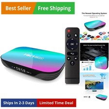 HK1 Smart TV Box Android 9.0, 4GB RAM 128GB ROM, S905X3 Quad Core 64bit Corte...