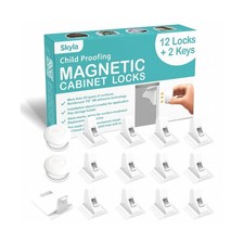 Skyla Homes Magnetic Cabinet Locks Baby Proofing Child Safety -... FAST USA SHIP