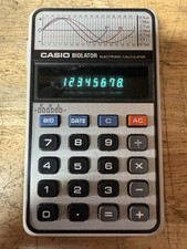 Vintage CASIO BIOLATOR H-801 Electronic Calcu...