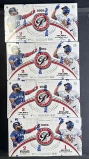 LOT of (4) 2026 Topps Pristine Baseball Hobby Boxes Sealed Shohei Ohtani