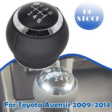 6 Speed Gear Stick Shift Knob For Toyota Avensis 2009-14 Shifter Lever Gearstick