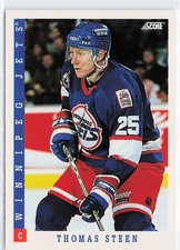 1993-94 Score #71 Thomas Steen Winnipeg Jets