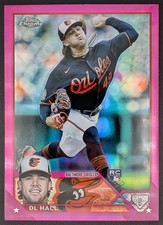 2023 Topps Chrome DL Hall #10 Pink Refractor Parallel RC Baltimore Orioles