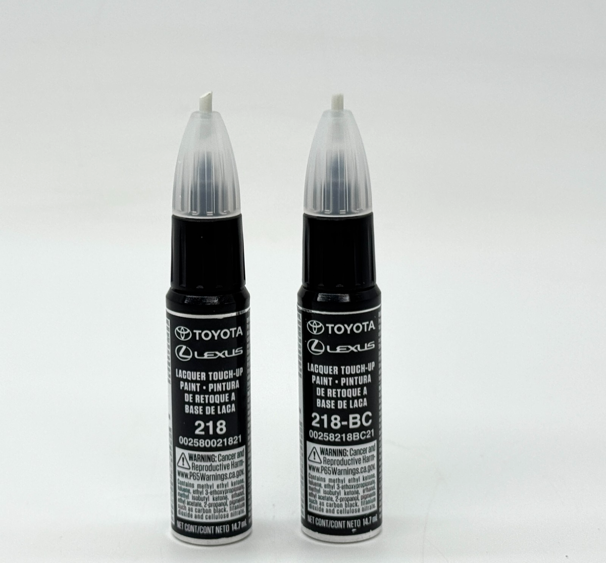 Toyota Touch-up Paint Midnight Black Metallic + Base Coat (218