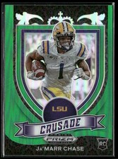 2021 Panini Prizm Draft Picks Collegiate #162 Ja'Marr Chase Green