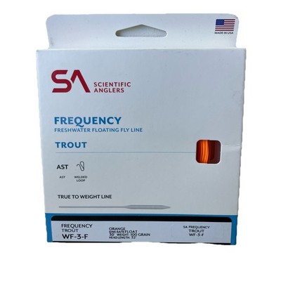 Scientific  Anglers Frequency WF-3-F Fresh Water Floating Fly Fishing Line Trout