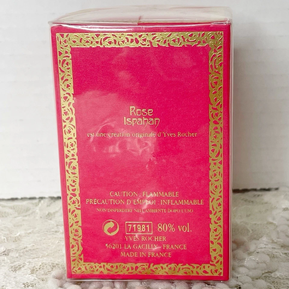 Rose Ispahan Yves Rocher EAU de Toilette Francia 2oz/60ml Perfume Francés De Colección Foto 3 de 4