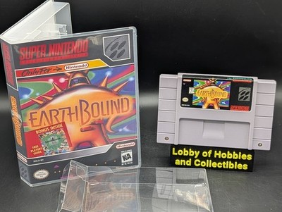 EarthBound (Super Nintendo SNES ) Near Mint - Authentic - New 20yr Battery